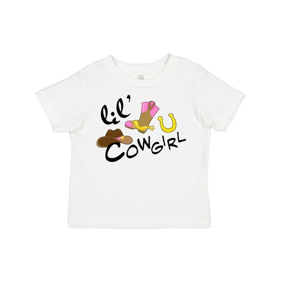 Inktastic Lil' Cowgirl Girls Toddler T-Shirt