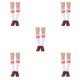 thumbnail image 3 of Minnieouse Medias hasta el muslo a rayas, medias antideslizantes para Cosplay, juegos deportivos, calentadores para piernas, Día de San Valentín, rayas Type2 Minnieouse CBP354584, 3 of 4