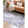 thumbnail image 3 of Rugs.com Francesca Collection Washable Rug – 8' x 10' Light Gray Flatweave Rug Perfect For Living Rooms, Large Dining Rooms, Open Floorplans, 3 of 6
