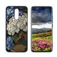thumbnail image 1 of Compatible with LG K40 Phone Case, Vintage-Floral-Rubber-Liner Case Silicone Protective for Teen Girl Boy Case for LG K40, 1 of 1