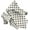 Ivory-Black, variant on Polka Dot Ascot & Pocket Square