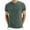 Green, variant on Meitianfacai Mens Tops Men's Solid Color Round Neck Half Button Pullover Casual Short Sleeve T-Shirt Short Sleeve Shirts for Men