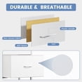 thumbnail image 3 of edx 9 Drawer Dresser for Bedroom, 63" Fabric Chest, TV Stand for 65, 70, 75 inch TV, Wide Storage Organizer for Closet, Hallway & Living Room, White, 3 of 8