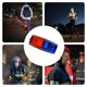 thumbnail image 3 of USB Rechargeable LED Shoulder Clip Light - Waterproof High-Visibility Strobe Warning Light for Biking, Hiking & Camping, 3 of 5