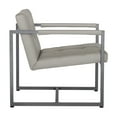 thumbnail image 3 of Studio Designs Home Camber Mid-Century Modern Accent Chair in Mushroom Gray, 3 of 6