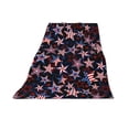 thumbnail image 7 of Dmlowu 4th of July Decorations Fleece Blanket 28x39" Extra Soft Blanket Memorial Day Decorations Bed Blanket Comfortable Warm Throw Blanket for Couch Travel Camping Living Room Home Decor, 7 of 7