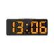 thumbnail image 2 of Reloj despertador digital Simples LED con pantalla digital grande, reloj despertador de moda, totalmente funcional, para escritorio, mesita de noche, estudio, cocina, reloj con marco negro., 2 of 7