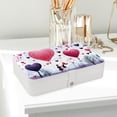 thumbnail image 6 of Valentine's Day Decorative PU Leather Jewelry Organizer Box with Removable Compartment: Portable Display Case, 6 of 6