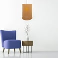 thumbnail image 4 of Folding Cloth Lampshade Simple Hanging Lamp Shade Pendant Lamp Ceiling Light Shade, 4 of 6