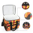 thumbnail image 6 of FORMRS Insulated Cooler Bag 24 Cans Capacity Soft Leakproof Lunch Box with Side Pockets, Black Cat, 6 of 7