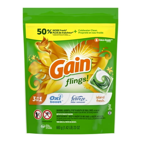 Gain Flings Island Fresh 31 Ct