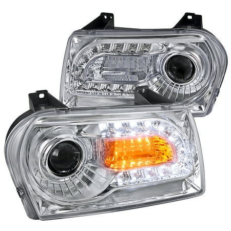 - Spec-D Tuning 2002-2010 Chrysler 300 Led Signal Projector Headlights 05 06 07 08 09 10 (Left + Right)