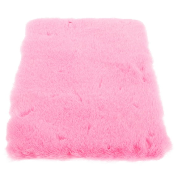 WORGEOUS Universal Car Armrest Cover Plush Car Center Console Cover Plush Armrest Seat Box Protector Car Interior Accessory Winter Essential for SUV Truck Car Pink