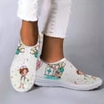 thumbnail image 4 of Design Women White Nursing Shoes Cute Cartoon Nurse Doctor Medical Print Slip-on Loafers Mesh Casual Shoes, 4 of 9