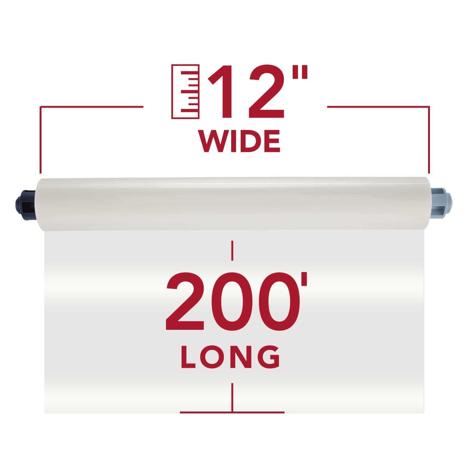 GBC Thermal Laminating Film, Rolls, Ultima 35 EZload, Glossy, NAP II, 12" x 200', 2 Pack (3125913EZ) CA2