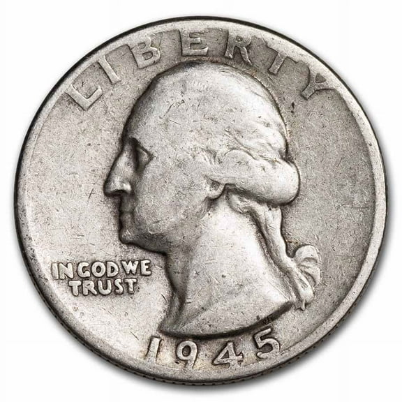 1945-D Washington Quarter Good/XF