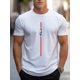 thumbnail image 1 of Paris Graphic Print Men's Creative Top, Casual Short Sleeve Crew Neck T-shirt, Men's Clothing For Summer Outdoor Tee For Adult, Men, Women, Teen, Teenager, Adolescent,Youth, 1 of 6