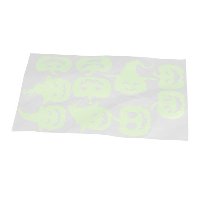Etiqueta luminosa de la pared, etiqueta de la pared fluorescente de Halloween etiqueta decorativa decoración de Halloween rendimiento de primer nivel