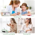 thumbnail image 7 of Rirool Mesh Pencil Case Large Capacity, Clear 2 Compartment Pencil Pouch with Zipper, Big Pen Organizer for School Supplies, Travel Makeup Bag for Girls Teens Adults Green, 7 of 7