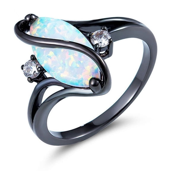 Elegant S-Shaped Horse Eye Ring: Exquisite Metal Design with Unique Open Band Style for Women and Men