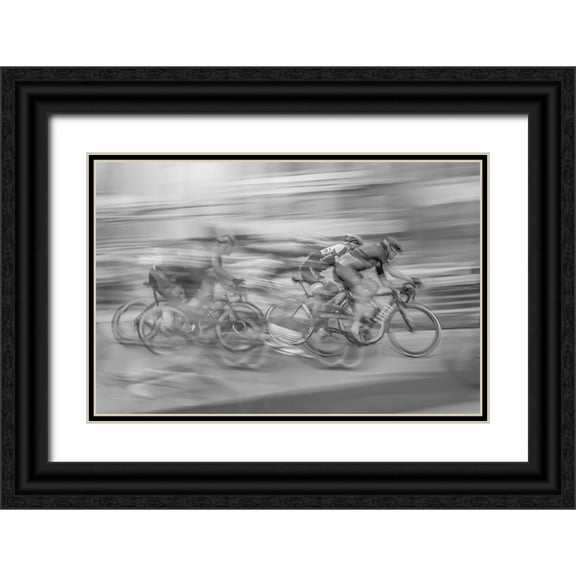 Wu, Steven 14x11 Black Ornate Wood Framed with Double Matting Museum Art Print Titled - Chase