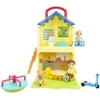 CoComelon Deluxe Pop n' Play House - Transforming Playset - Features JJ, JJ’s Dad, Bingo The Puppy, and Home Accessories – Toys for Kids, Toddlers, and Preschoolers