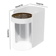 thumbnail image 3 of Xihbxyly Ofertas Prime de Hoy Perforador Magnético para Cepilos de Dientes para Baño Del Hogar, Almacenamiento de Pasta de Dientes, Cepillo de Dientes, Taza para Cepilos de Dientes Espesa y Resistent, 3 of 7