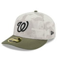 thumbnail image 3 of Men's New Era Light Beige/Olive Washington Nationals 2025 Armed Forces Day Low Profile 59FIFTY Fitted Hat, 3 of 5