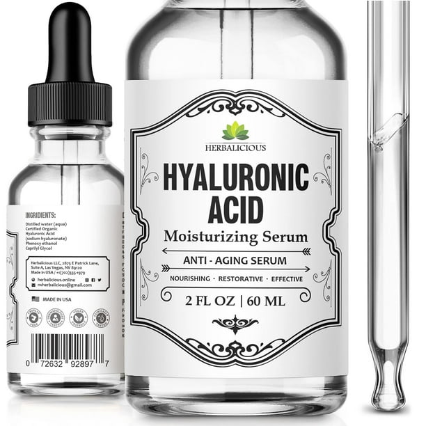 Sérum HERBALICIOUS Ácido Hialurónico 60 ml Antiedad