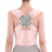 Wrongduck Back Brace Posture Corrector for Women and Men – Adjustable Upper Back Support for Pain Relief, Spine Alignment, and Shoulder Posture Correction, Invisible Under Clothes