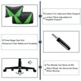 thumbnail image 6 of STGaming Gaming Chair with Massage High Back Ergonomic Computer Office Chair for Adults Kids Swivel Game Chair with Adjustable Headrest and Lumbar Support, Green, 6 of 7