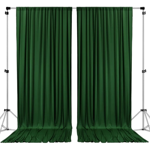Cortinas de poliéster con telón de fondo AK TRADING CO. 3 m x 2,4 m