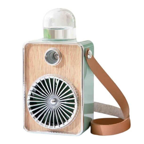3 en 1 ventidor de refrigeración por aire Ventidor silencioso de 3 velocidades Escritorio y portátil y colgante de colr verde Zulema Mini ventilador de refrigeración por aire