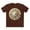 Dark Chocolate, variant on Medallion Shirt, Shirt with Medallion, Tee Shirt with Medal