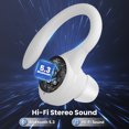 thumbnail image 5 of Wireless Earbuds for iPhone Android,160hrs Playtime Waterproof IPX7 Bluetooth 5.3 Headphones True Earphones Headset In-Ear Stereo Noise Cancelling Wireless Earbuds with Charging Case Ear Hooks, 5 of 6