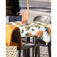 thumbnail image 5 of Hokiten Outdoor Tablecloths with Umbrella Hole & Zipper, Sunflower 54x54 Inch Square Tablecloths, Vintage Summer Botanical Floral Watercolor Waterproof Table Cloth, Patio/Pool/Picnic Table Covers, 5 of 7