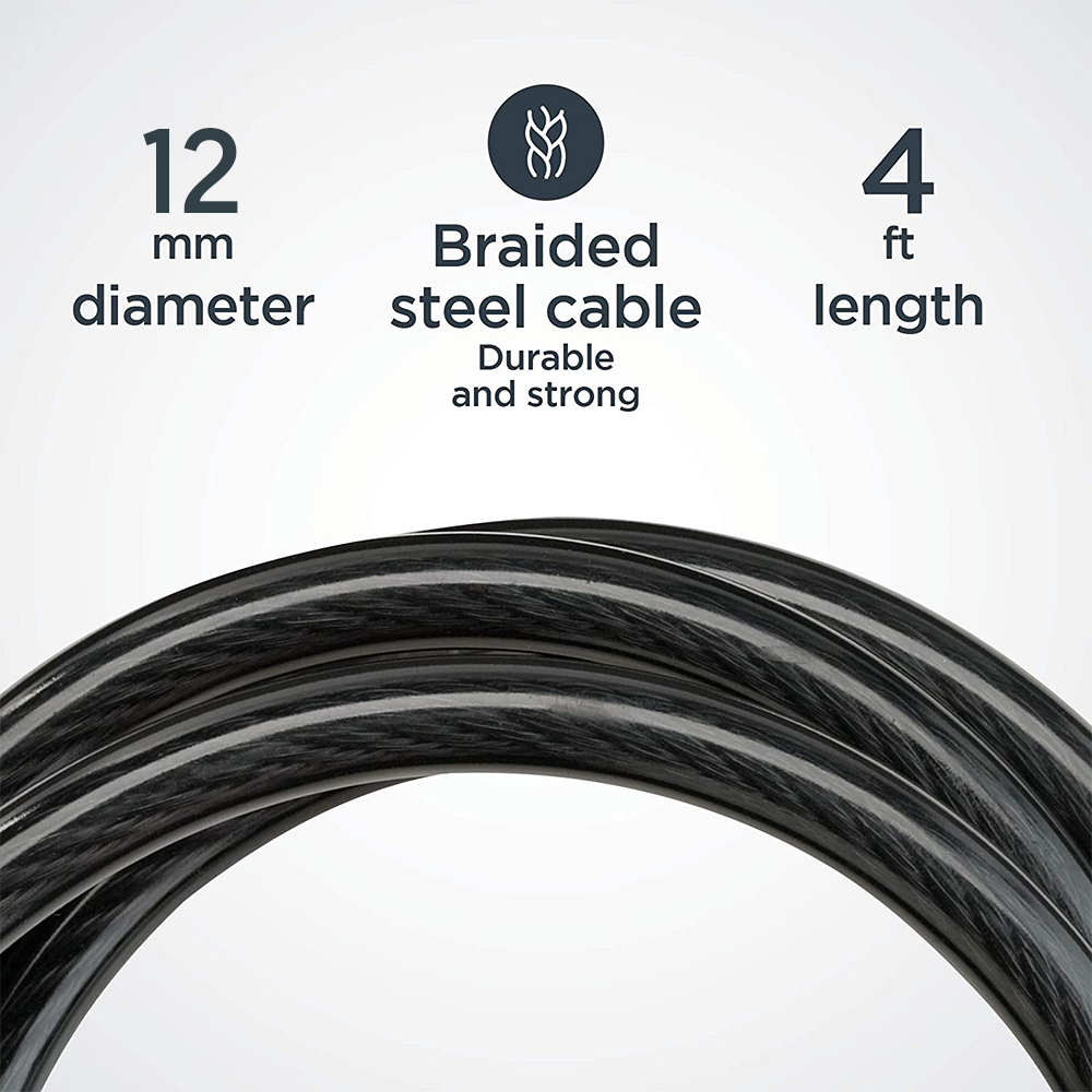 SUGARDAY Bike Lock Cable with 5-Digit Combination photo 4