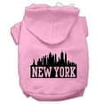 thumbnail image 2 of Mirage Pet 62-81 XXXLLPK New York Skyline Screen Print Pet Hoodies, Light Pink - 3XL 20, 2 of 3