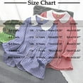 thumbnail image 3 of Ugoldhm Girls Fall Collared Cotton Long Sleeve Plaid Print Dress Kids Sizes 3-10, 3 of 7