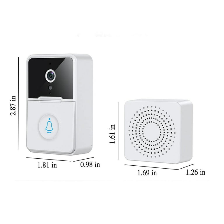 Smart Wireless WiFi Video Doorbell Phone Camera Door Bell Ring Intercom Security