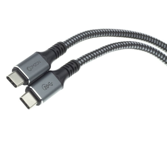 Comzon USB4 20Gbps USB-C Cable - Advanced Fast Charging & Data Sync Technology, 6 ft