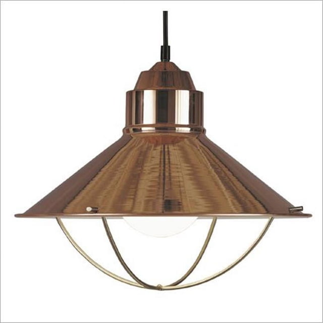 Kenroy Home 66349COP Harbour 16 Inch Pendant- Copper Finish