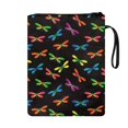 thumbnail image 2 of HELLHERO Colorful Dragonfly Pattern Book Sleeve Cover Book Carrying Case with Waterproof Polyester Book Organzier Holder for Women Books, Magazines, 2 of 8