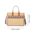 thumbnail image 3 of Bolso Hobo de paja para mujer con bolso tejido con asa corta para niñas (estilo tres), 3 of 6