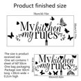 thumbnail image 3 of Butterfly Wall Stickers Kitchen Home Decoration Wall Stickers Waterproof Removable For Walls Tiles Furniture Mirror Refrigerator, 3 of 6