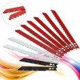 thumbnail image 3 of 10Pcs Jigsaw Blades Set Metal Plastic Wood Blades For Jig Saw, 3 of 6