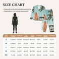 thumbnail image 4 of Daiia Vintage Surf Van Beach for Women's Long-Sleeved Pajama Set – Soft & Comfortable Sleepwear Button-Up Pajamas Cozy Lounge Wear-, 4 of 7