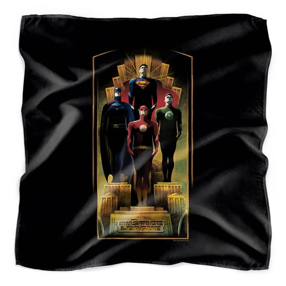 Justice League Deco Bandana (21 in x 21 in)