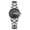 Polygonal Silver Case-Digital Women’s Black Face, variant on Women's Quartz Watch with Large Numerals for Middle-Aged and Elderly, Simple Ladies' Watch with Steel Band, Calendar, Waterproof Quartz Wristwatch for Women
