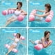 thumbnail image 2 of Flotador de Piscina Tipo Tira Sloosh 122x80 cm Inflable con Malla Rosada, 2 of 8